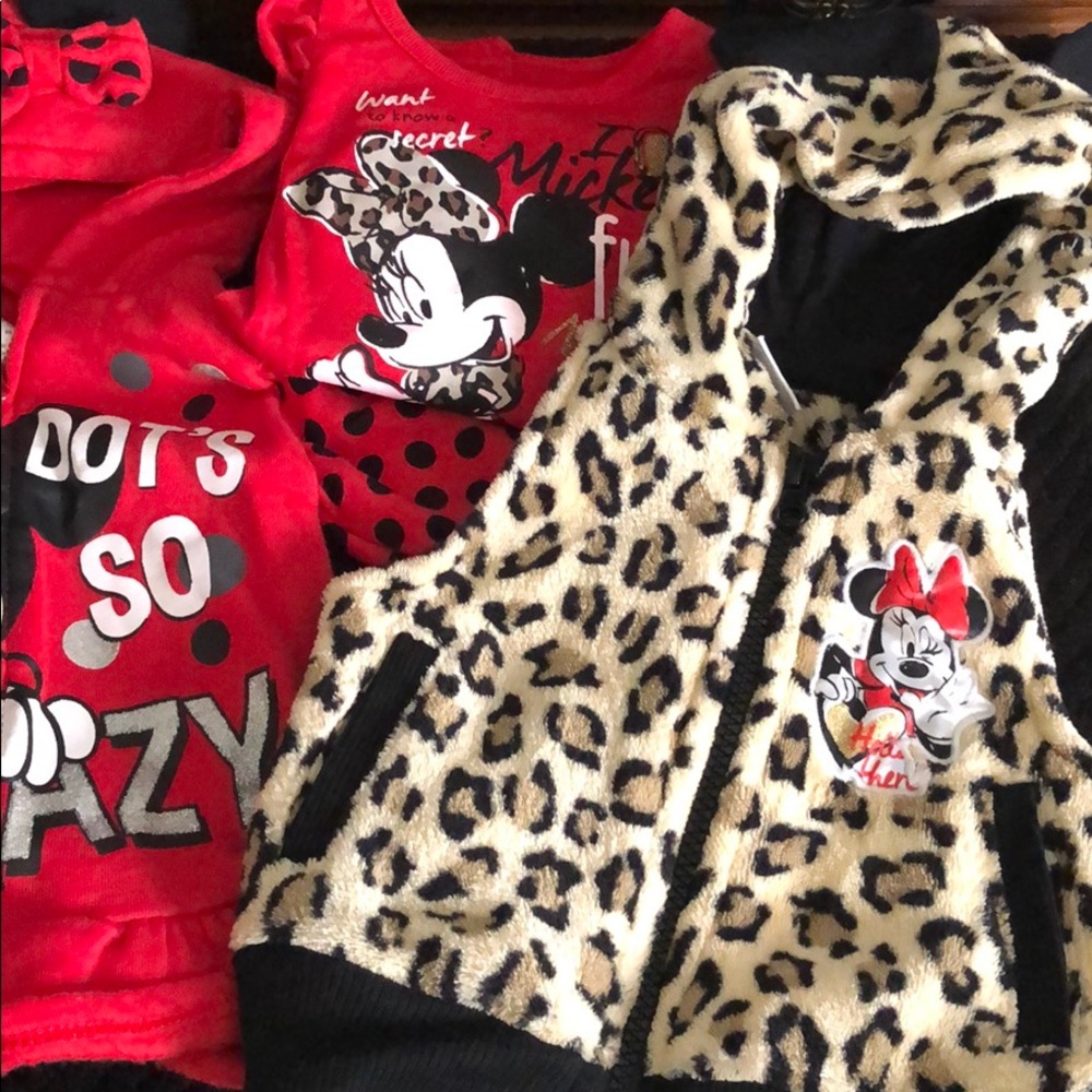 Disney sweatshirt and vest